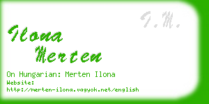 ilona merten business card